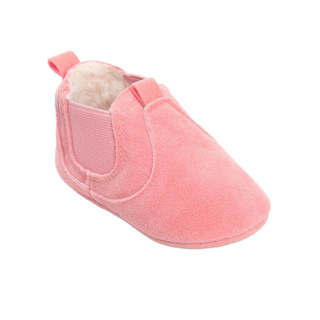 Baby Unisex Soft Warm Velvet Shoes Pink