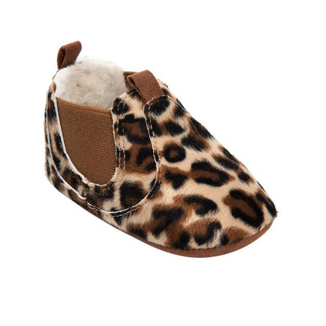 Baby Unisex Soft Warm Velvet Shoes Coffee