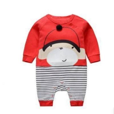 Cute Newborn Girls Boys Animal Romper Red