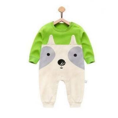 Cute Newborn Girls Boys Animal Romper Green