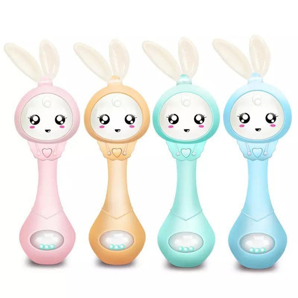 Baby Teether Music Rattle Toys Pacifier Hand Bells