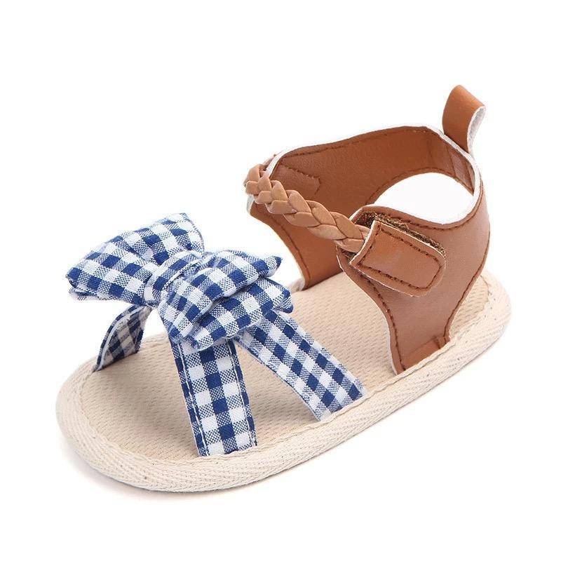 Beautiful Baby Girl Scandals Lattice Cotton Shoe Blue