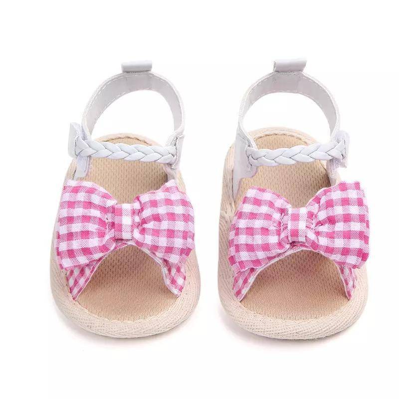 Beautiful Baby Girl Scandals Lattice Cotton Shoe Pink