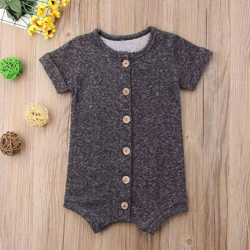 Brand New Baby Boy Girl Romper Clothes Black