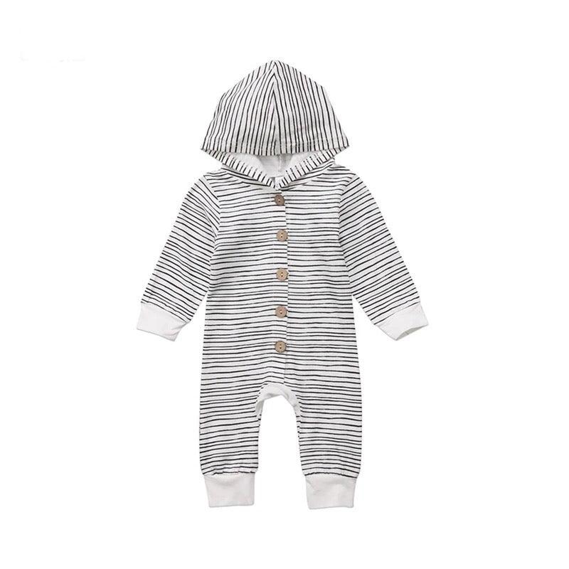 Casual Baby Boys Girls Striped Romper Jumpsuit