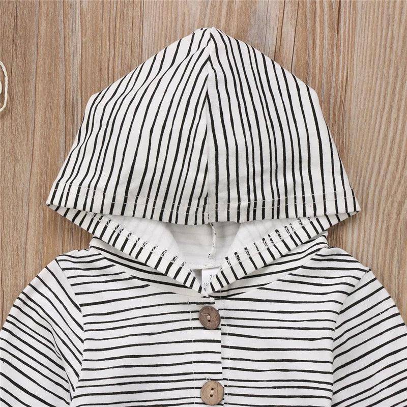 Casual Baby Boys Girls Striped Romper Jumpsuit
