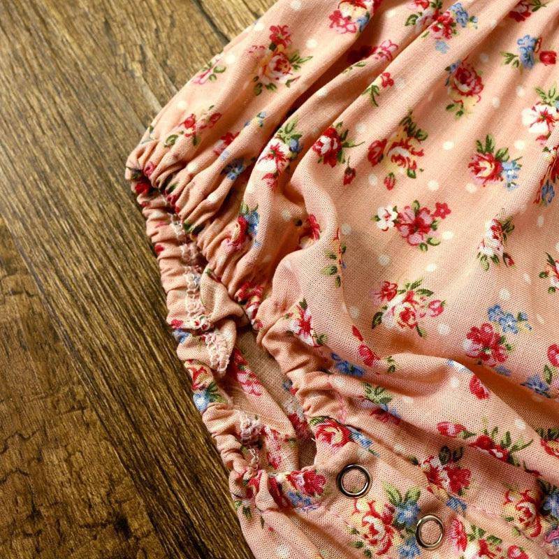 Casual Baby Girls Flower Romper Jumpsuit