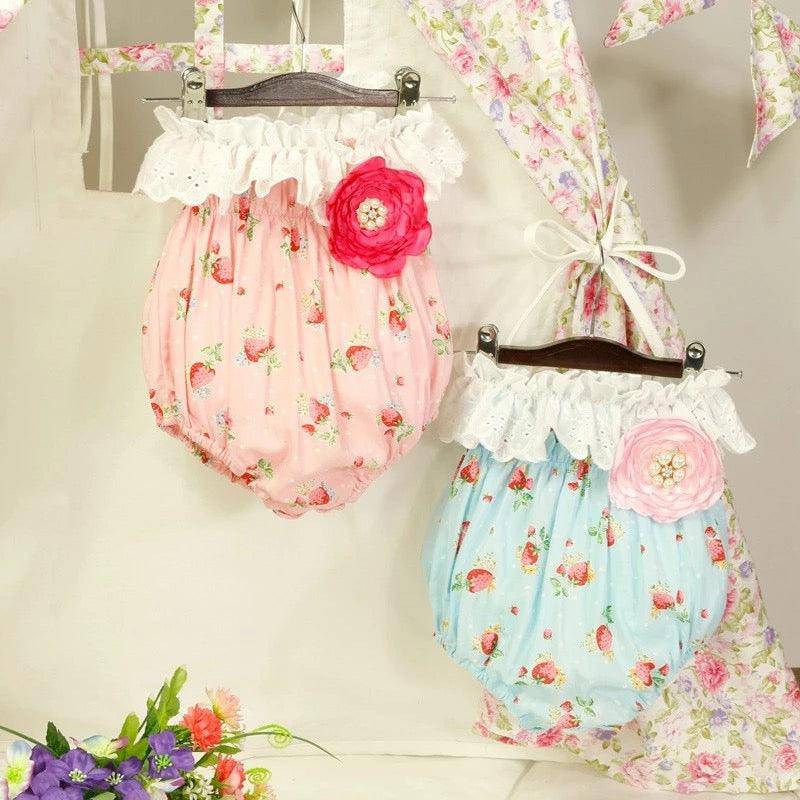 Casual Baby Girls Flower Romper Jumpsuit
