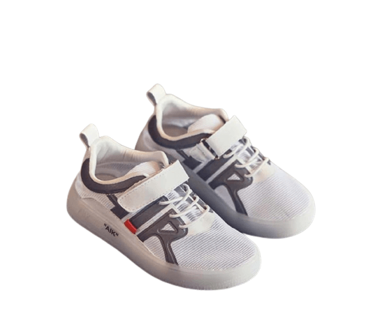 Casual Children Breathable Solid Sport Sneakers Shoes White