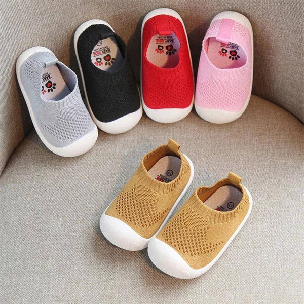 Casual Girls Boys Mesh Comfortable Non Slip Soft Shoes