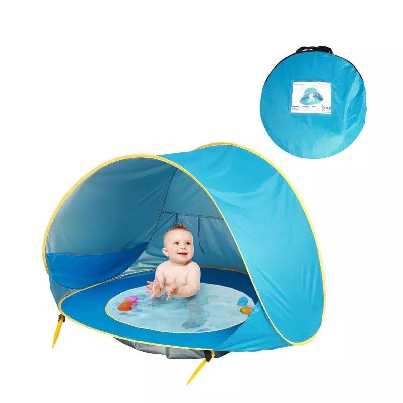 Children Baby Beach Sunshelter Pool Tent Blue