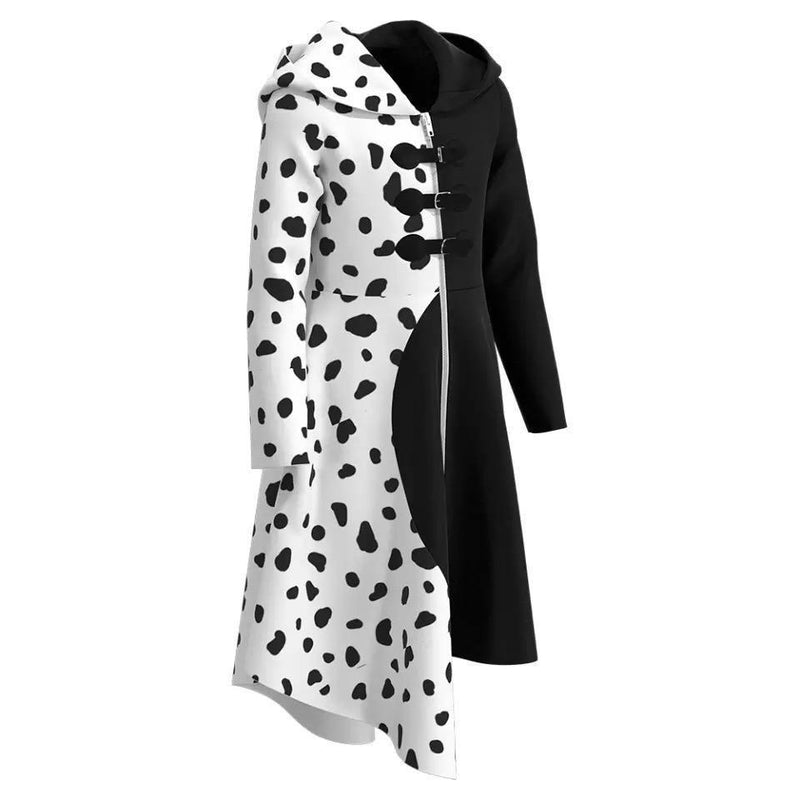 Kids Children Cruella Halloween Cosplay Dress