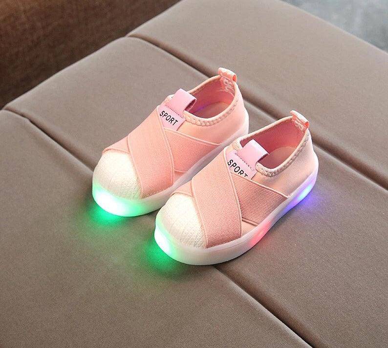 Children Led Sneakers Casual Sport Shoes