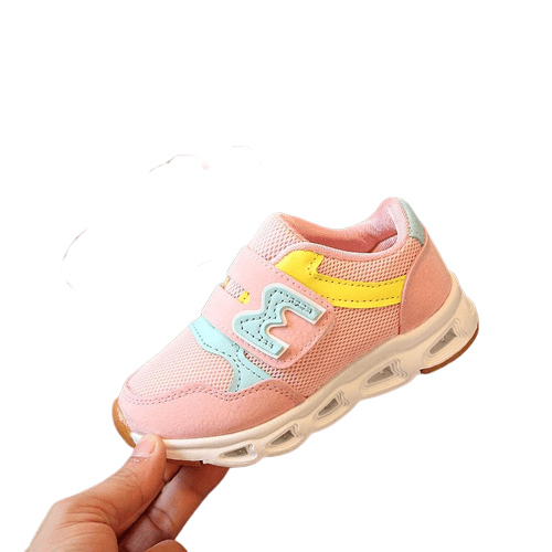 Children Light Up Glowing Sneakers Shoes Pink