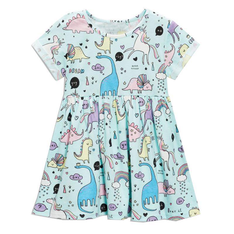 Children unicorn party costume dresses
