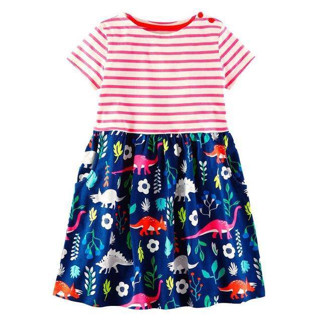 Children unicorn party costume dresses