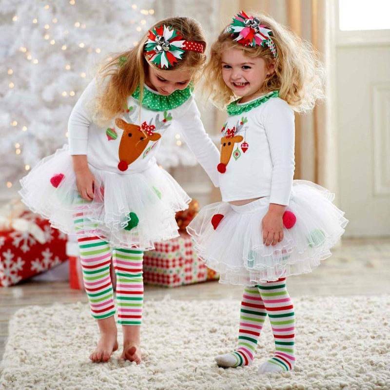 Christmas Toddler Girl Reindeer Dress
