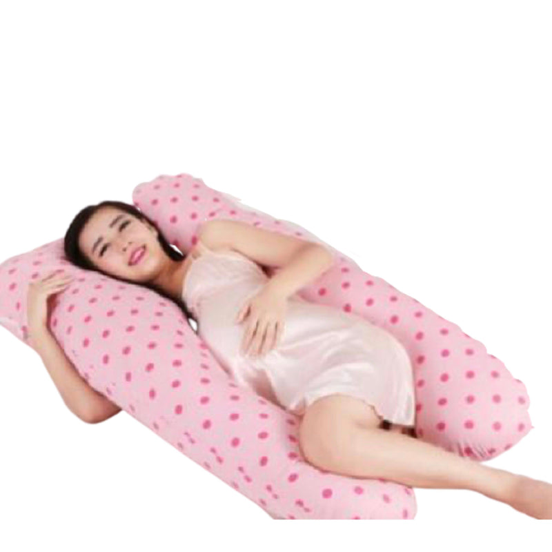 Comfortable Cow Design Pregnant Pillow Pink Red