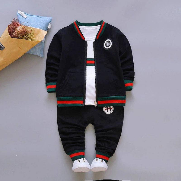 Complete Set Baby Kids Cotton Outfit Clothes Black