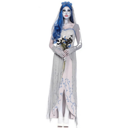 Female Halloween Devil Vampire Scary Cosplay Costume Ash