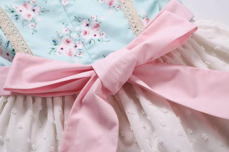 Cute Elegant Baby Girl Birthday Matching Dresses
