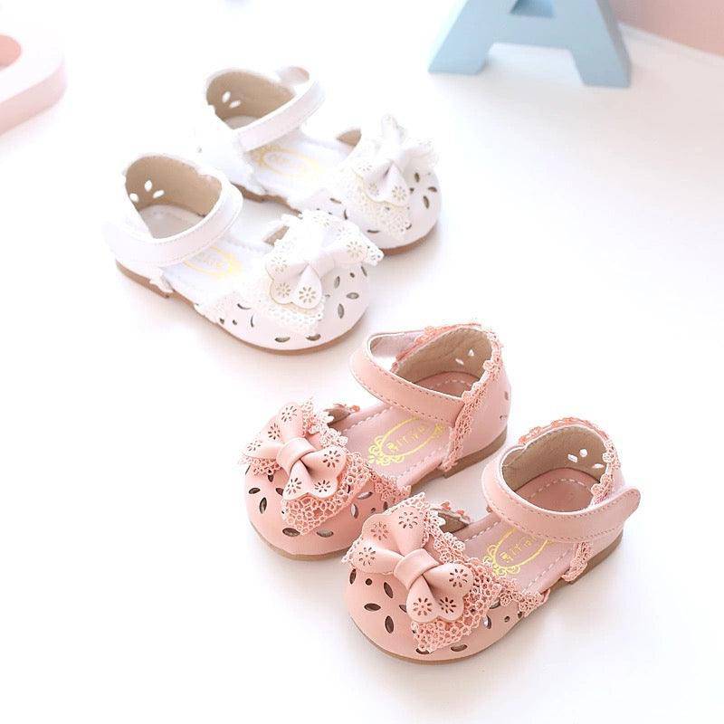 Cute Princess Baby Sandals Hallow Leather Shoes