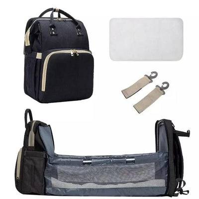 Muti purpose 4 in 1 baby carrier backpack convertible travel storage bag Black