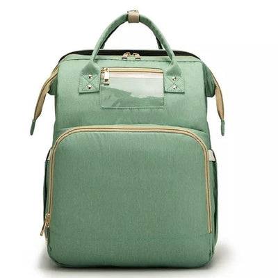 Muti purpose 4 in 1 baby carrier backpack convertible travel storage bag Light Green