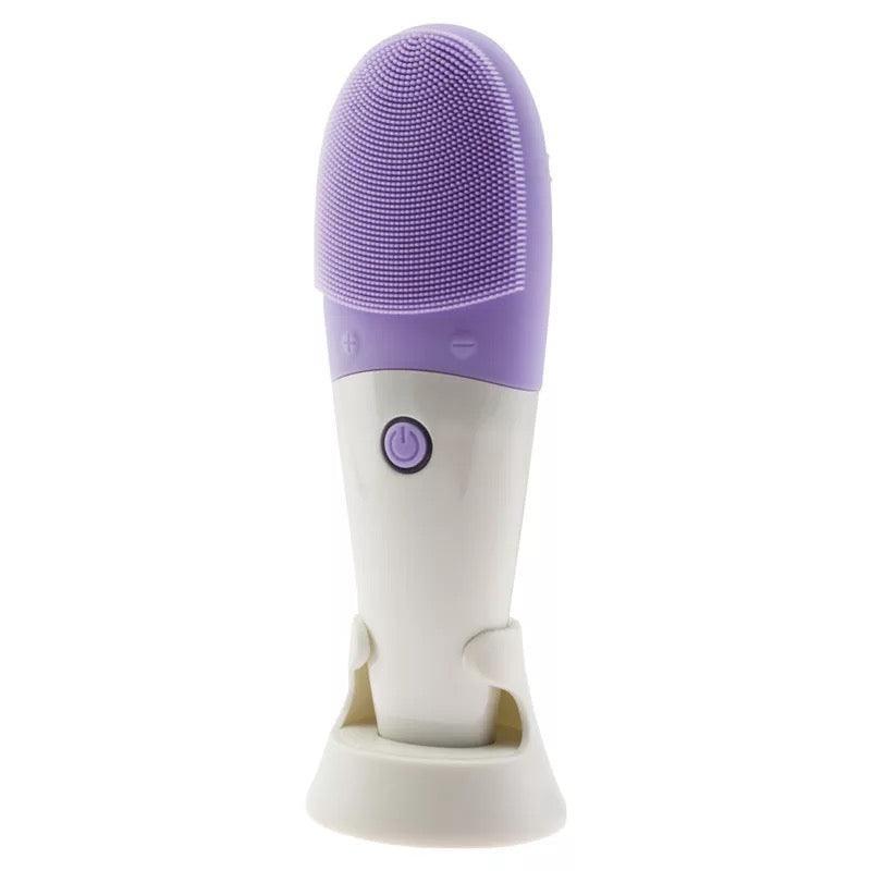 Electric Silicone Facial Deep Cleansing Brush Purple
