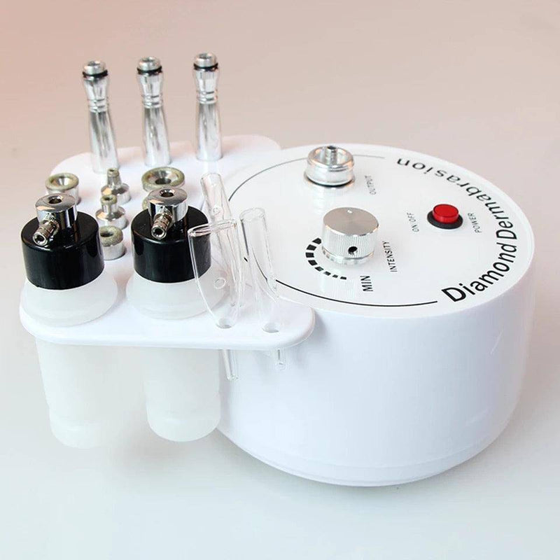 Facial microdermabrasion machine for skin peeling