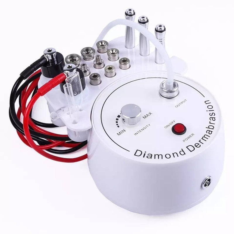 Facial microdermabrasion machine for skin peeling