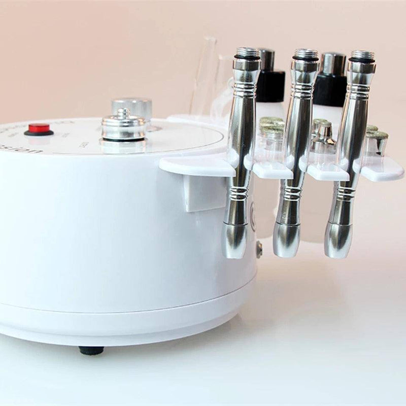 Facial microdermabrasion machine for skin peeling