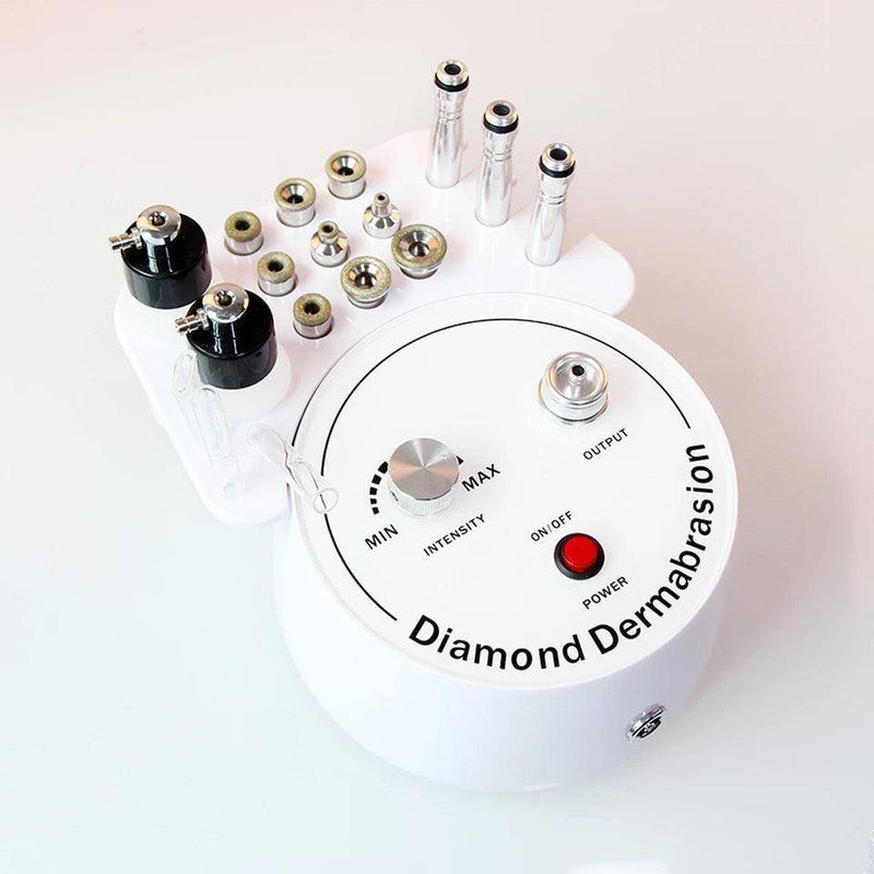 Facial microdermabrasion machine for skin peeling