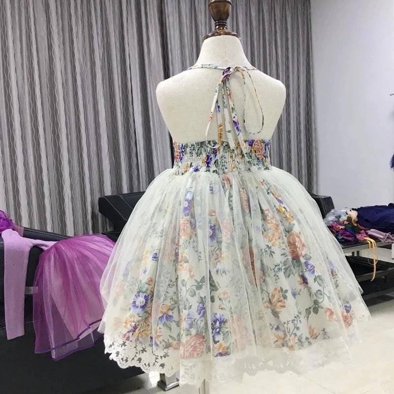 Flower Girl Elegant Sleeveless Dress