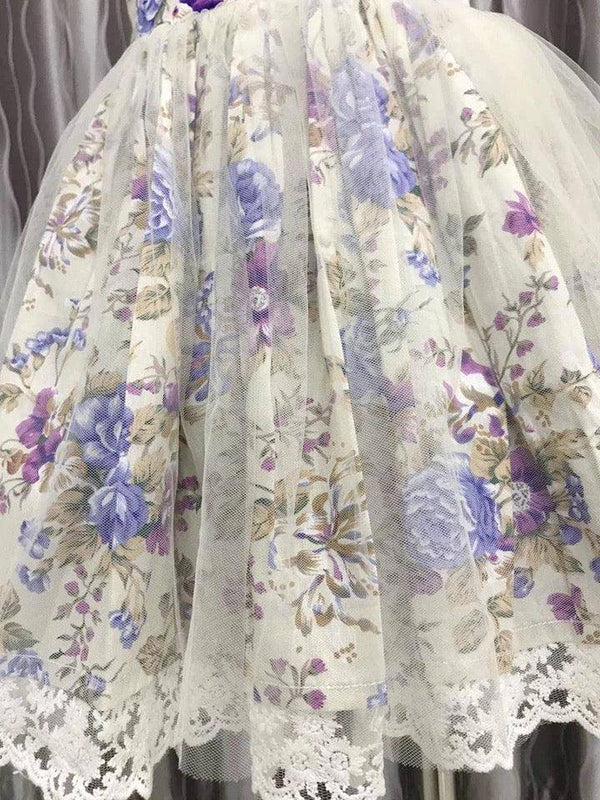 Flower Girl Elegant Sleeveless Dress