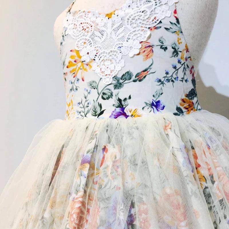 Flower Girl Elegant Sleeveless Dress