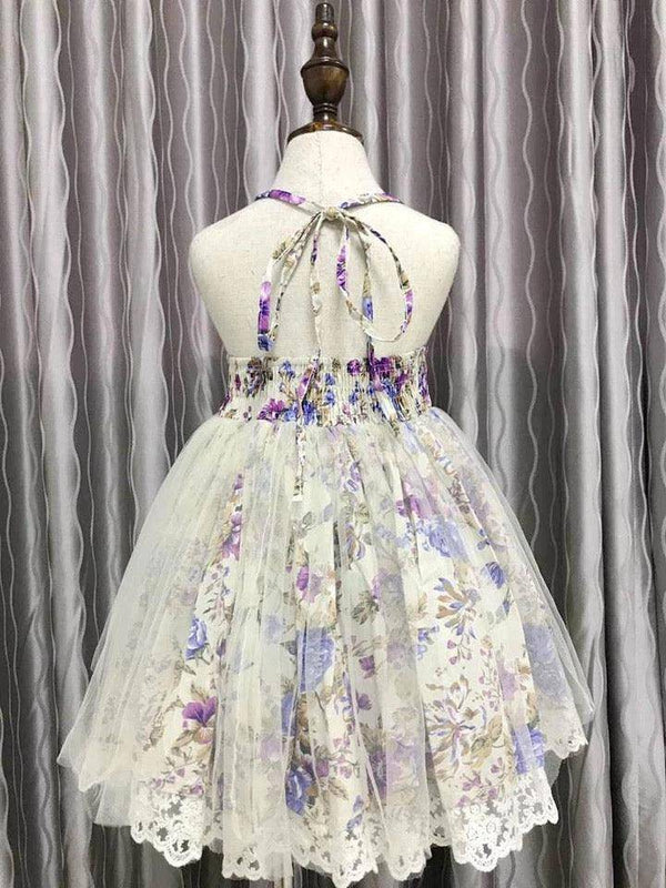 Flower Girl Elegant Sleeveless Dress