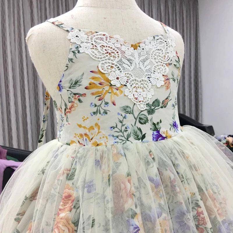 Flower Girl Elegant Sleeveless Dress