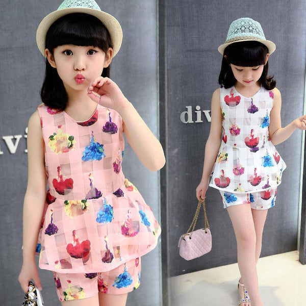 Girls Dance Sleeveless Princess Dress