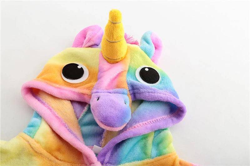 Girls Unicorn Robe Pajamas Clothes