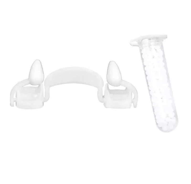 Halloween Vampire Dentures Retractable Teeth Boxed retractable suit White