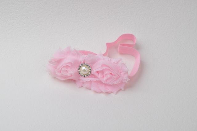 Headwrap Flower Baby Girls Headbands Pink