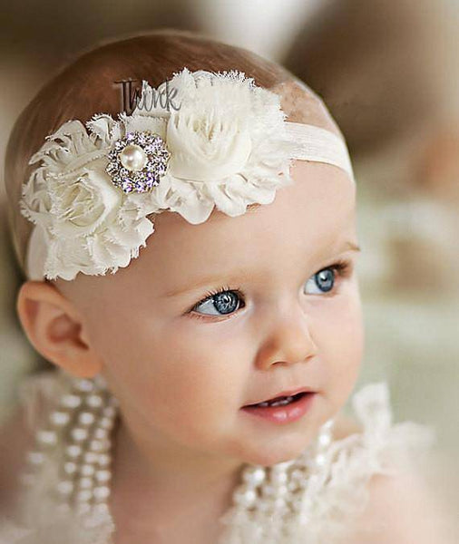 Headwrap Flower Baby Girls Headbands