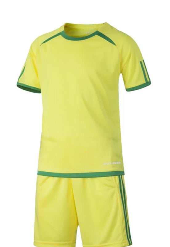 High Quality Soccer Jersey For Kids Yellow