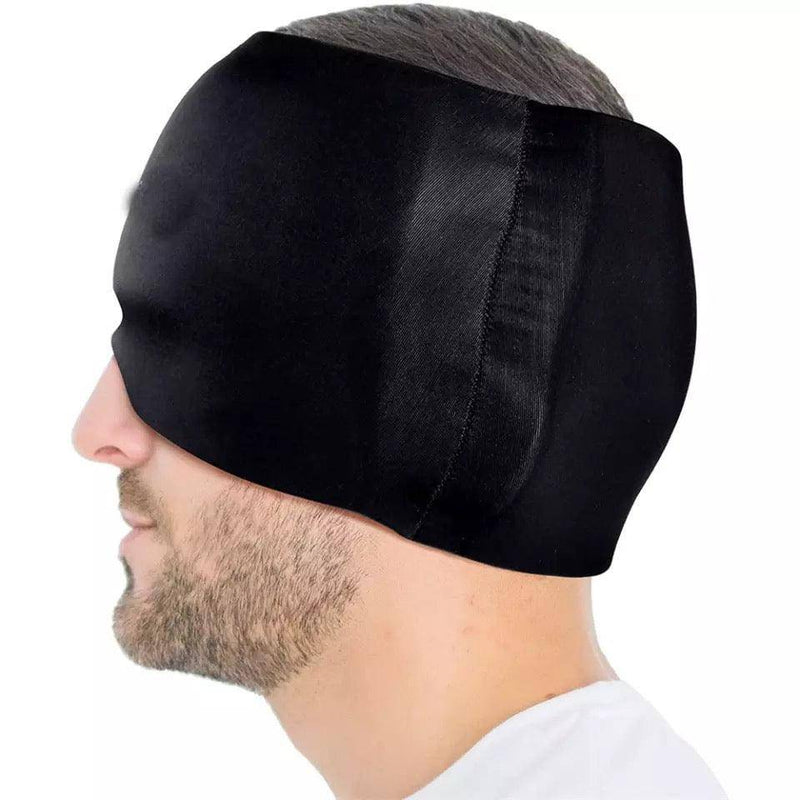 Hot Cold Headache Migraine Gel Relief Eye Mask Black