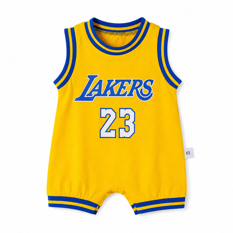 Baby Basketball Jersey Romper Infant Sports Outfits