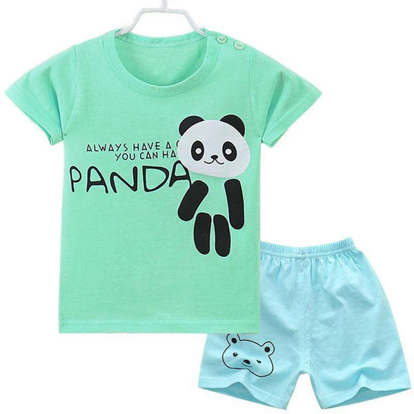 Infant Bodysuit Animal Cotton T Shirt Outfit Blue