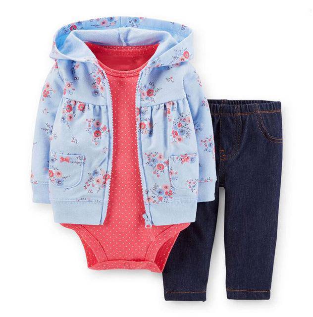 Infant Daddy's Team Captain Jacket Hooded Sets