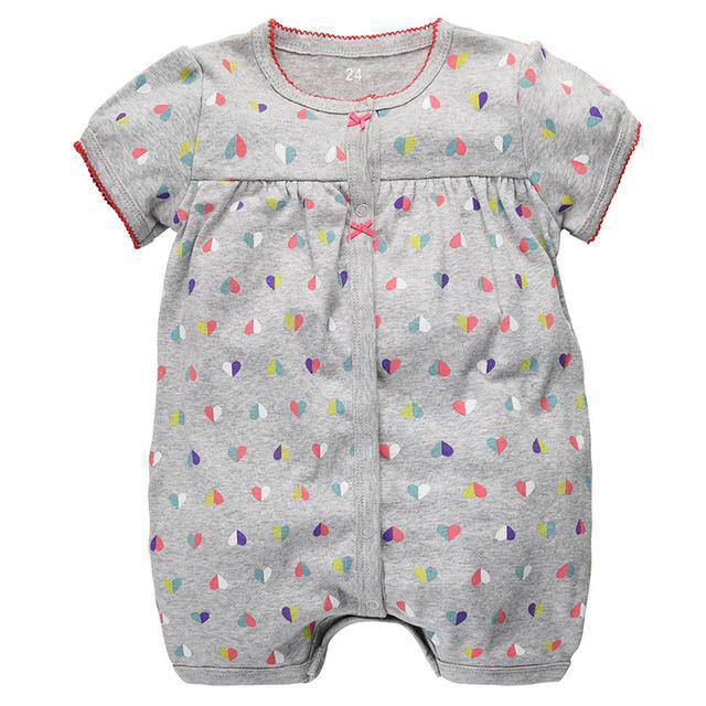 Infant Future All Star Romper Jumpsuit Grey