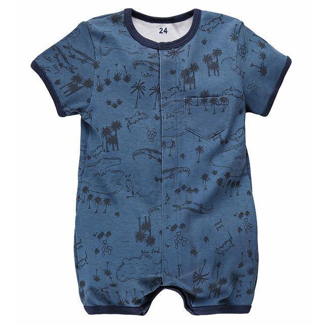 Infant Future All Star Romper Jumpsuit Navy Blue